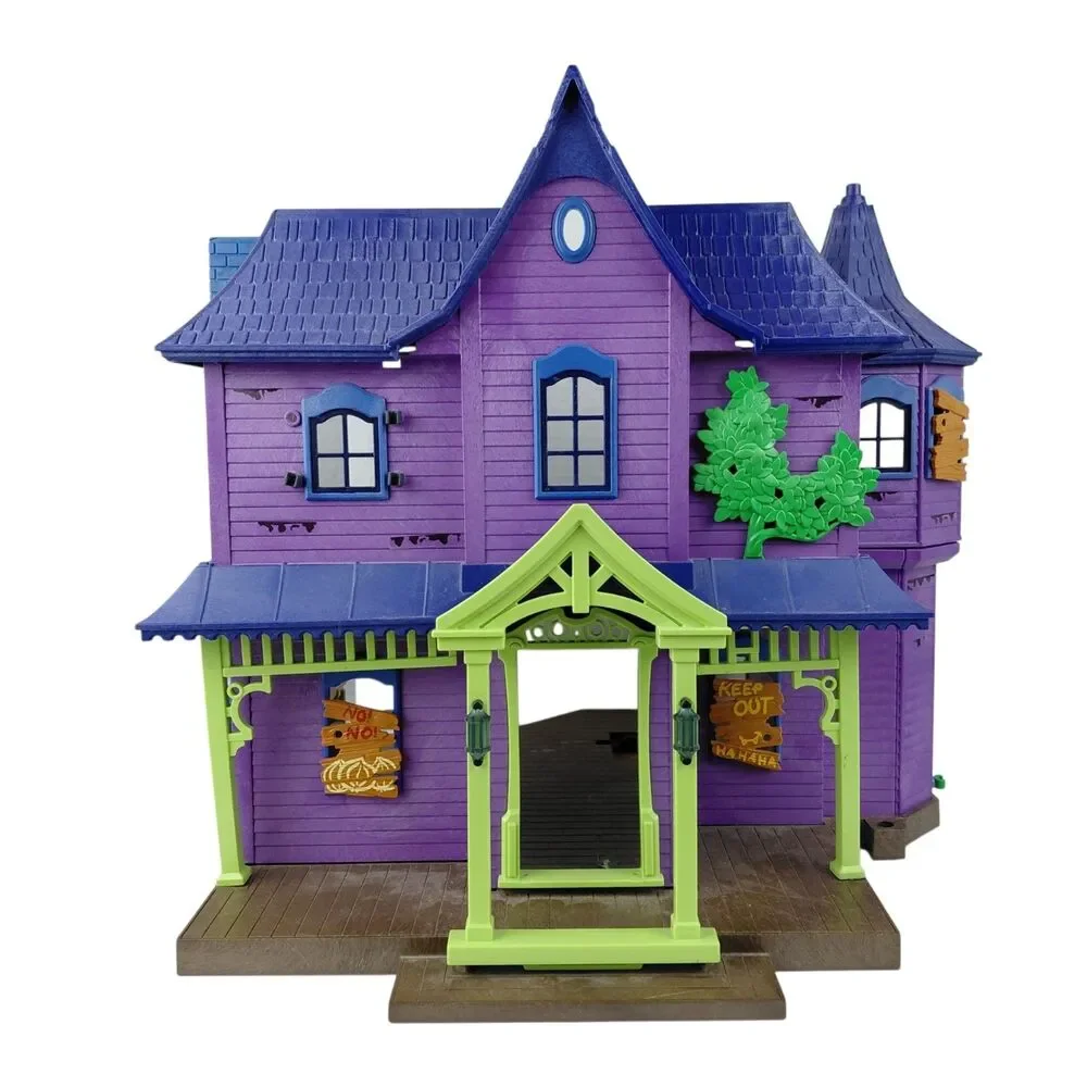 Playmobil Scooby-Doo Mystery Mansion Haunted Mystery Machine Van Figs Incomplete